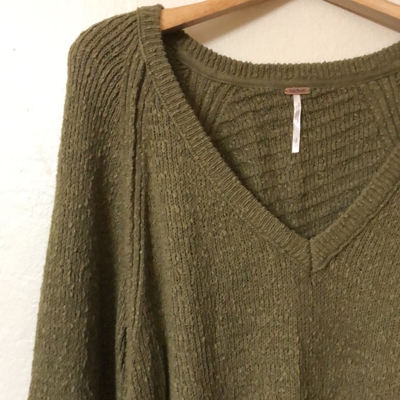 Free People Moss West Coast V-neck Sweater - Picture 7 of 11